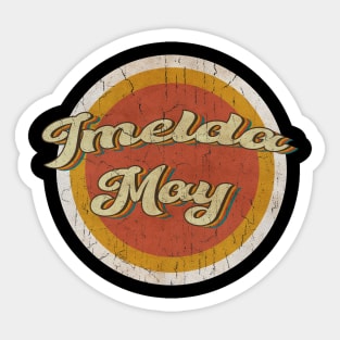 circle vintage Imelda May Sticker